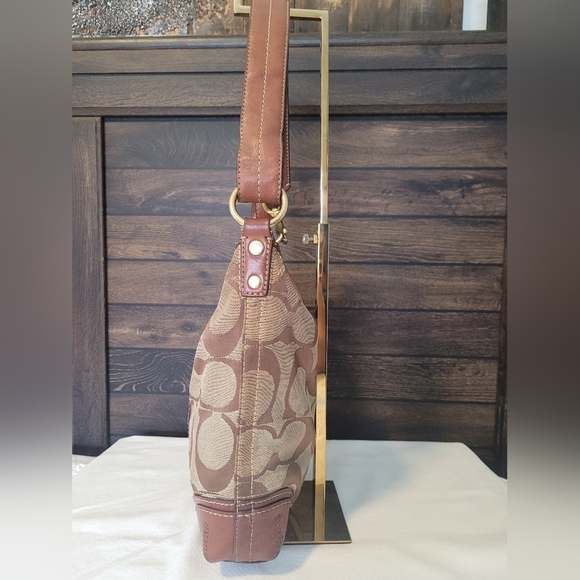 Coach Brown and Tan Crossbody Bag - Picture 2 of 14